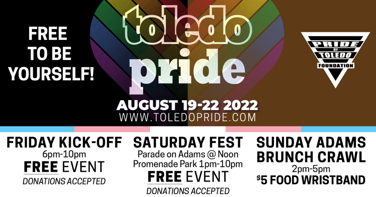 Celebrate Toledo Pride 2022 in Downtown Downtown Toledo